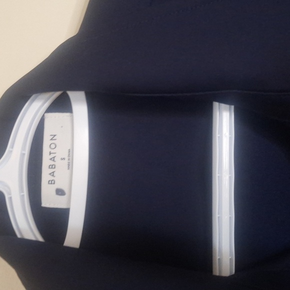 Babaton Bello Button Down Short Sleeve Pure INDIGO Size S NWT - Picture 3 of 8